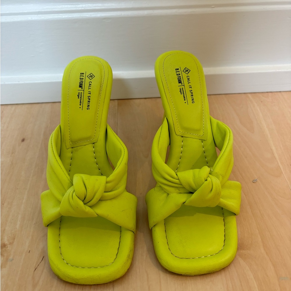 Lime Green Heels